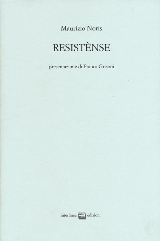 Resistense - Maurizio Noris - copertina