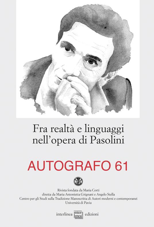 Fra realtà e linguaggi nell'opera di Pasolini - copertina