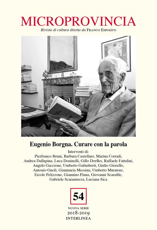 Microprovincia (2019). Vol. 54: Eugenio Borgna. Curare con la parola. - copertina