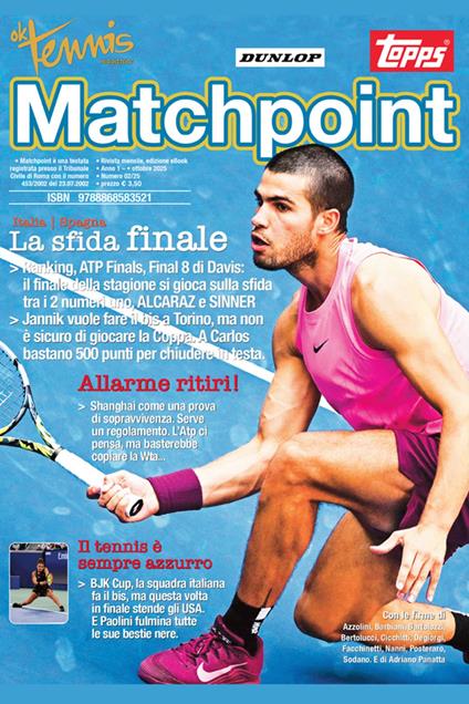 Matchpoint OkTennis numero 2 ottobre 2025 - Absolutely Free - ebook