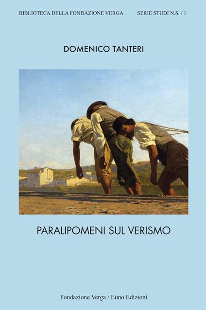 Paralipomeni sul verismo - Domenico Tanteri - copertina