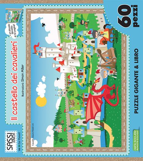Il castello dei cavalieri. Libro puzzle. Ediz. illustrata - Simon Miller - copertina