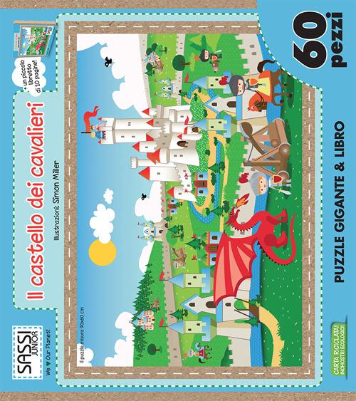 Il castello dei cavalieri. Libro puzzle. Ediz. illustrata - Simon Miller - copertina