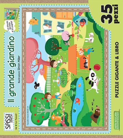 Il grande giardino. Libro puzzle. Ediz. illustrata - Simon Miller - copertina