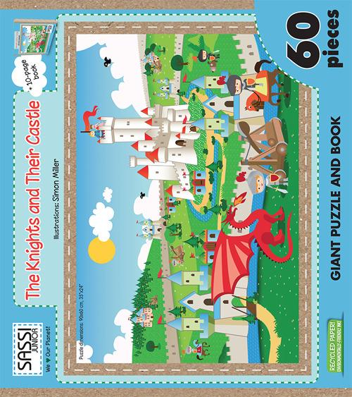 The knights and their castle. Libro puzzle. Ediz. illustrata. Con libro - Simon Miller - copertina