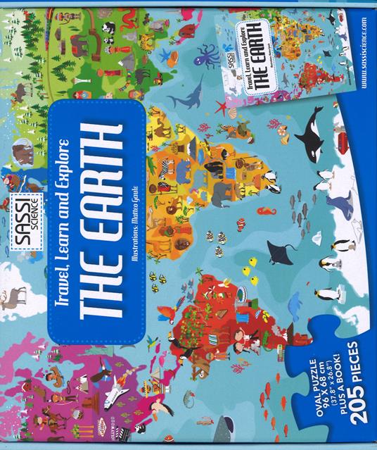 The earth. Travel, learn and explore. Con gadget - Mathew Neil,Matteo Gaule - copertina