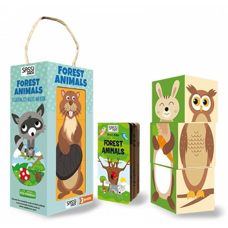 Forest animals. Eco-cubotti. Ediz. illustrata. Con gadget - Simon Miller - 2