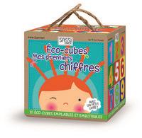 Libro Éco-cubes. Mes premiers chiffres. 10 éco-cubes empilables et emboîtables Irene Guerrieri