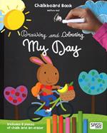 My day. Drawing and coloring. Chalkboard book. Con gadget