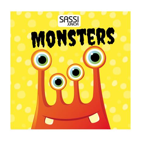 Monsters. Book and concentration game. Con gadget - 2