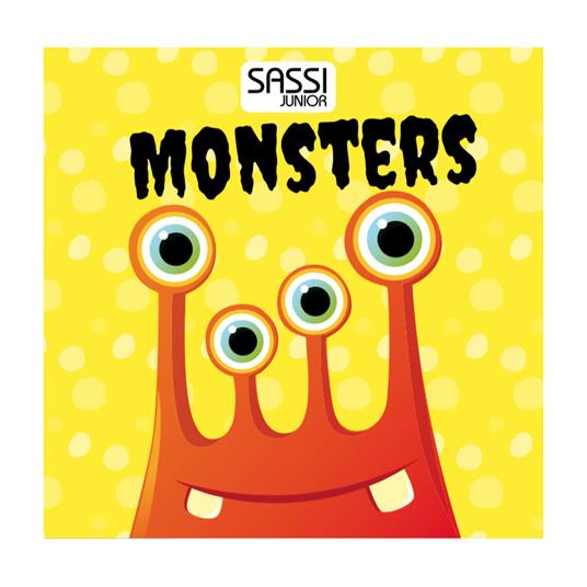 Monsters. Book and concentration game. Con gadget - 2