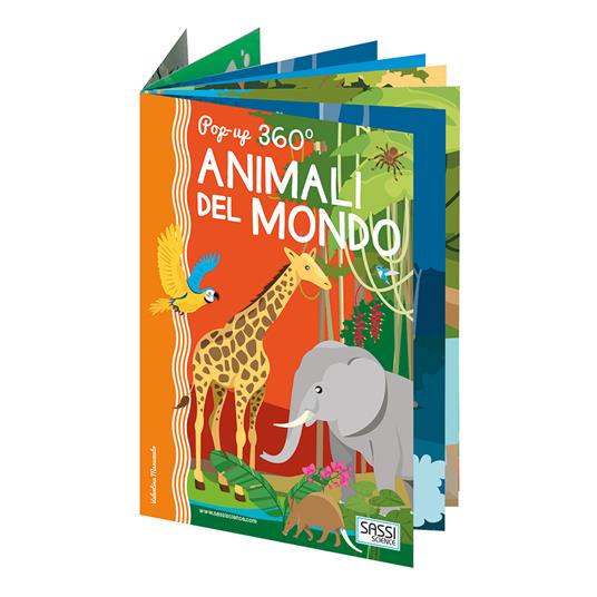 Animali del mondo. Pop-up 360° - Valentina Manuzzato - copertina