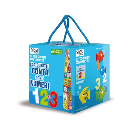 Conta con i numeri. Eco-cubotti. Ediz. a colori. Con gadget - Irene Guerrieri - copertina