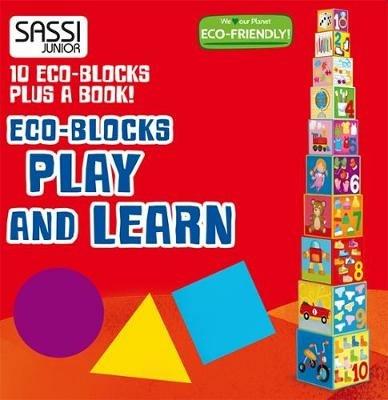 Play and learn. Numbers, shapes, colors, animals. Eco-blocks. Ediz. a colori. Con libretto - Mathew Neil - copertina