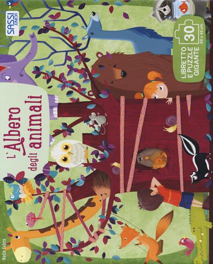 L' albero degli animali. Con puzzle - Nadia Fabris - copertina