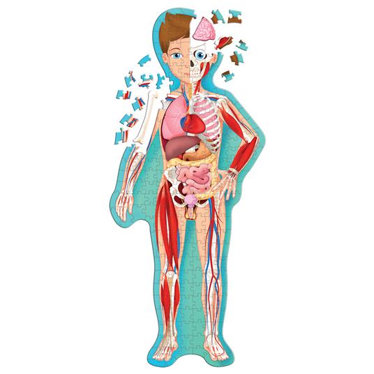 Il corpo umano. Viaggia, conosci, esplora. Ediz. a colori. Con puzzle - Ester Tomè - 2