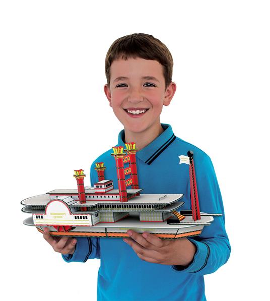 Costruisci il battello 3D. La storia delle navi. Viaggia, conosci, esplora. Ediz. a colori. Con Giocattolo - Valentina Bonaguro,Valentina Manuzzato - 3