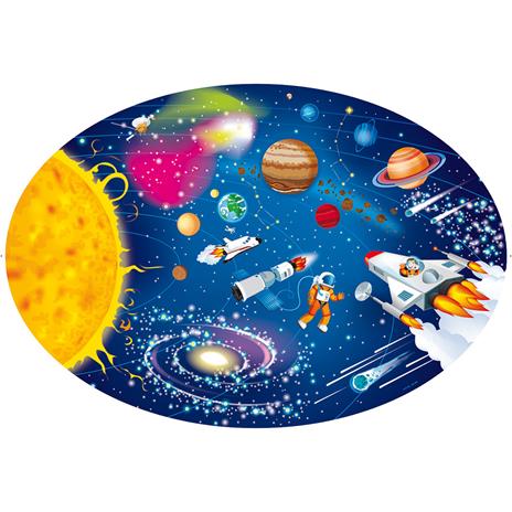 Lo spazio. Il sistema solare. Viaggia, conosci, esplora. Ediz. a colori. Con puzzle - Matteo Gaule,Nadia Fabris - 4