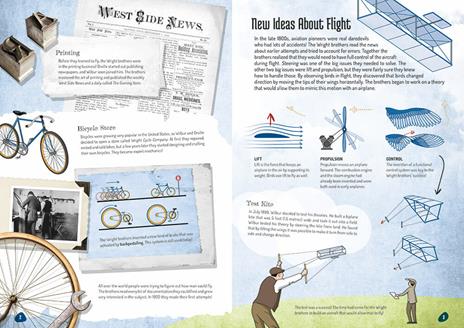 Scientists and inventors. The Wright Brothers. The 1930's Flyer. Ediz. a colori - Alberto Borgo,Ester Tomè - 4