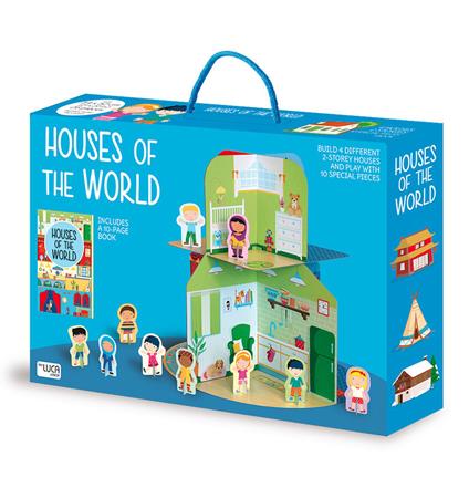 Houses of the world. Ediz. illustrata. Con gadget - Matteo Gaule,Irena Trevisan - copertina