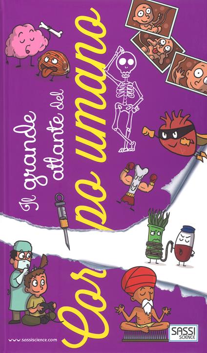 Il grande atlante del corpo umano - Anne Royer - copertina