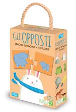 Gli opposti. Puzzle 2. Ediz. a colori. Con puzzle