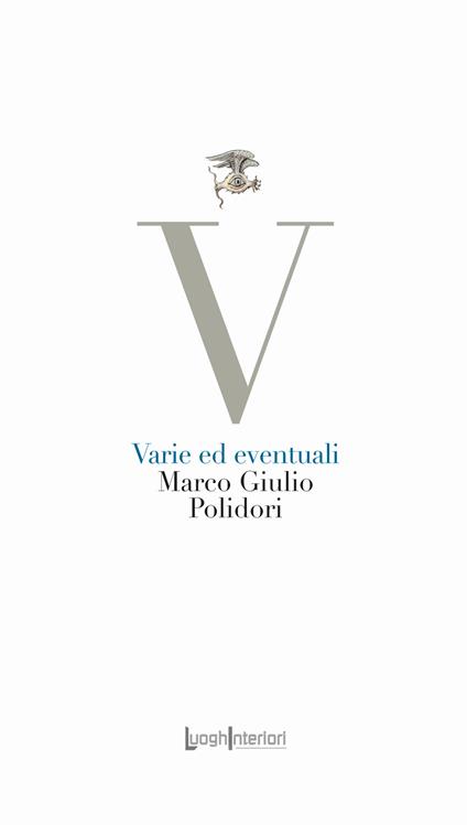 Varie ed eventuali - Marco Giulio Polidori - copertina