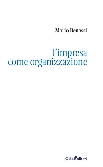 L' impresa come organizzazione - Mario Benassi - copertina
