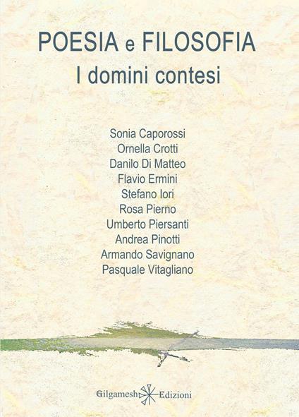 Poesia e filosofia. I domini contesi. Con Libro in brossura - copertina