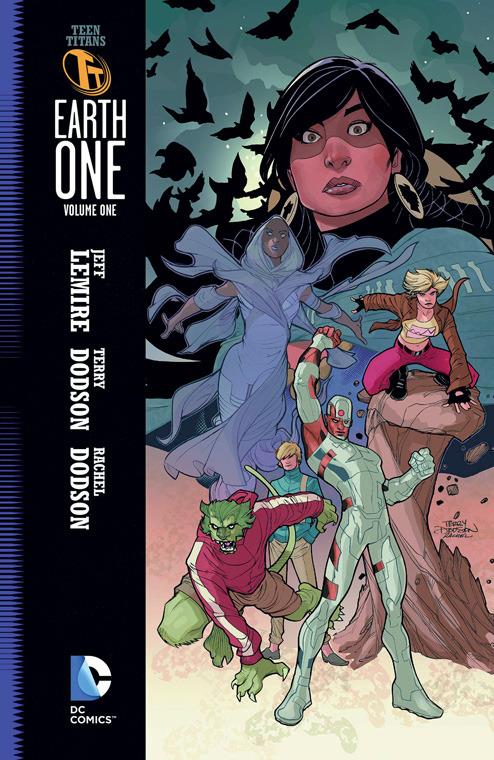 Terra uno. Giovani Titani - Jeff Lemire,Terry Dodson - copertina