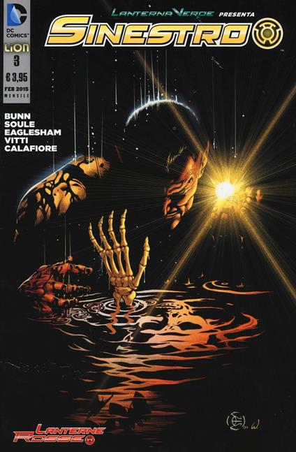 Lanterna verde presenta: Sinestro. Vol. 3 - copertina
