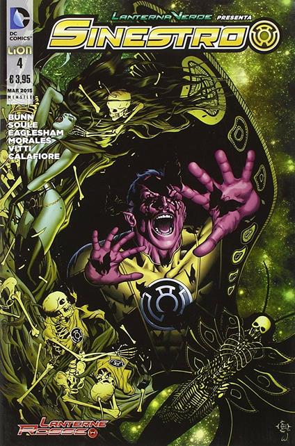 Lanterna verde presenta: Sinestro. Vol. 4 - copertina