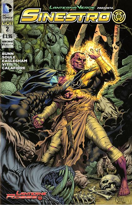 Lanterna verde presenta: Sinestro. Vol. 2 - copertina