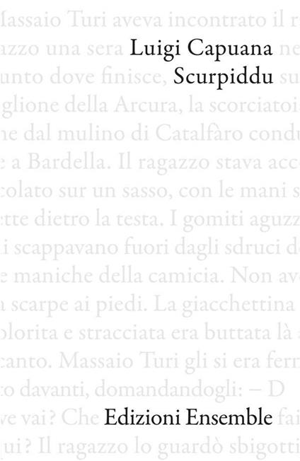 Scurpiddu - Luigi Capuana - ebook
