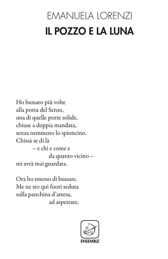 Il pozzo e la luna - Emanuela Lorenzi - copertina