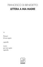 Lettera a mia madre
