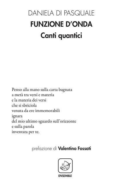 Funzione d'onda. Canti quantici - Daniela Di Pasquale - copertina