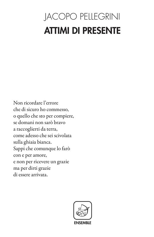 Attimi di presente - Jacopo Pellegrini - copertina