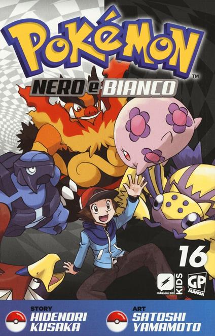 Pokemon nero e bianco. Vol. 16 - Hidenori Kusaka,Satoshi Yamamoto - copertina