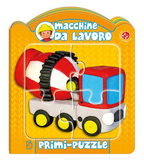 Macchine da lavoro. Libro puzzle. Ediz. a colori - Antonietta Manca - copertina