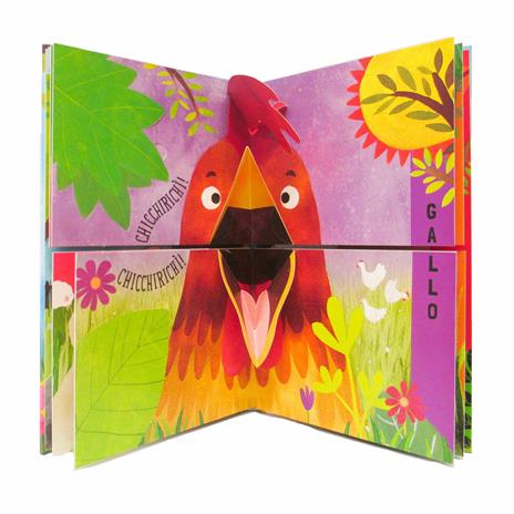 Chi c'è nella fattoria? Libro pop-up. Ediz. a colori - Carmen Saldaña - 2