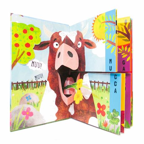 Chi c'è nella fattoria? Libro pop-up. Ediz. a colori - Carmen Saldaña - 3