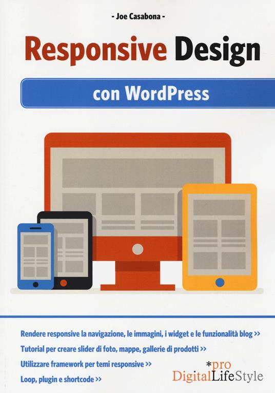 Responsive design. Con Wordpress - Joe Casabona - copertina