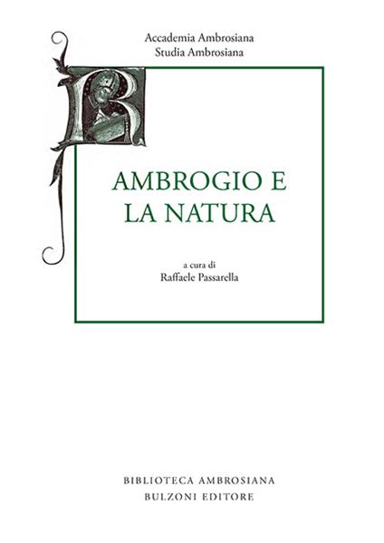 Ambrogio e la natura - copertina