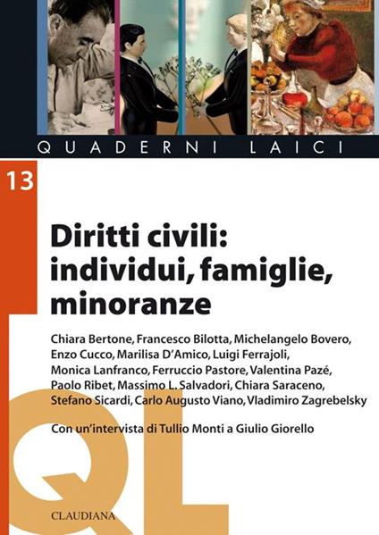 Diritti civili: individui, famiglie, minoranze - copertina