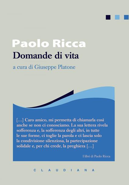 Domande di vita - Paolo Ricca,Giuseppe Platone - ebook
