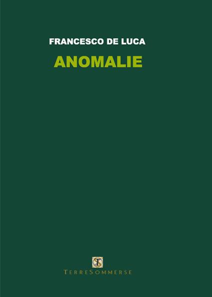 Anomalie - Francesco De Luca - copertina