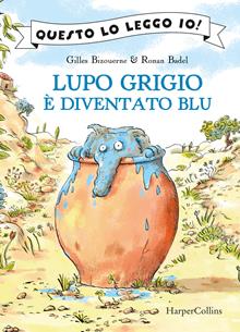 Lupo grigio è diventato blu