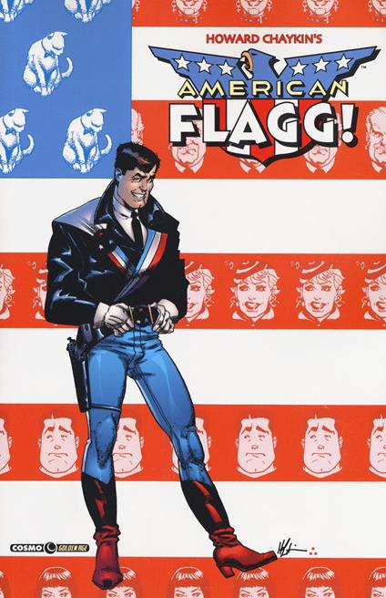 American Flagg!. Vol. 1 - Howard Chaykin - copertina