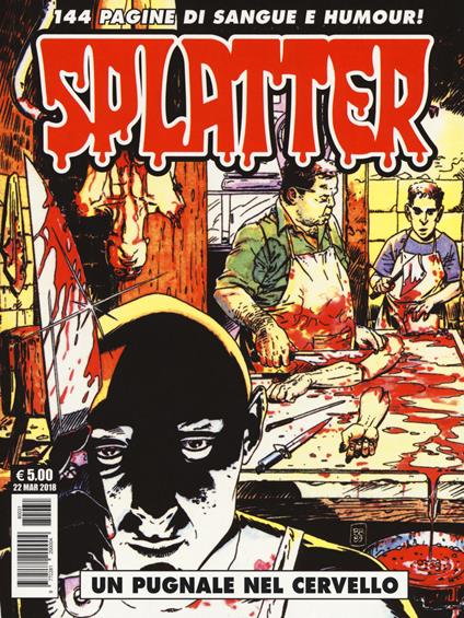 Un pugnale nel cervello. Splatter. Vol. 2 - copertina